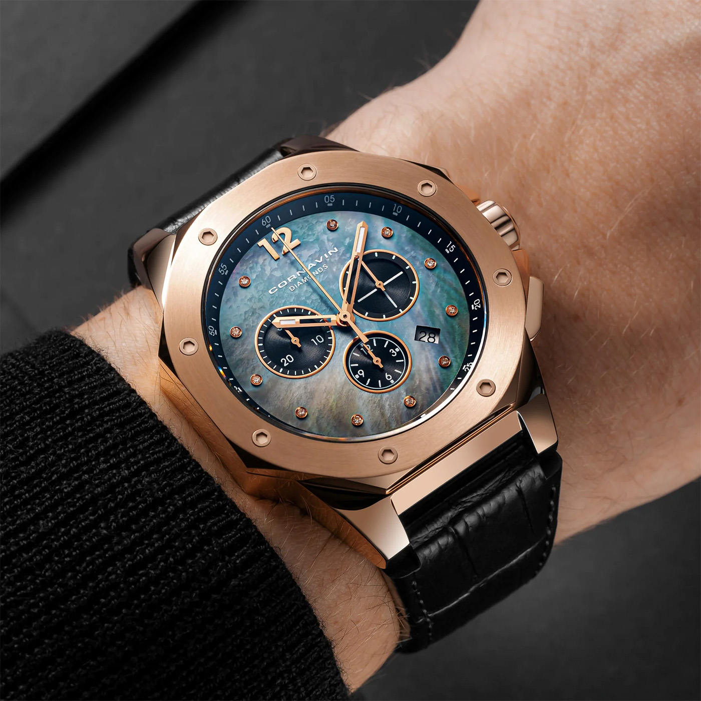 Cornavin CO 2012-2013B Diamond Edition on the wrist