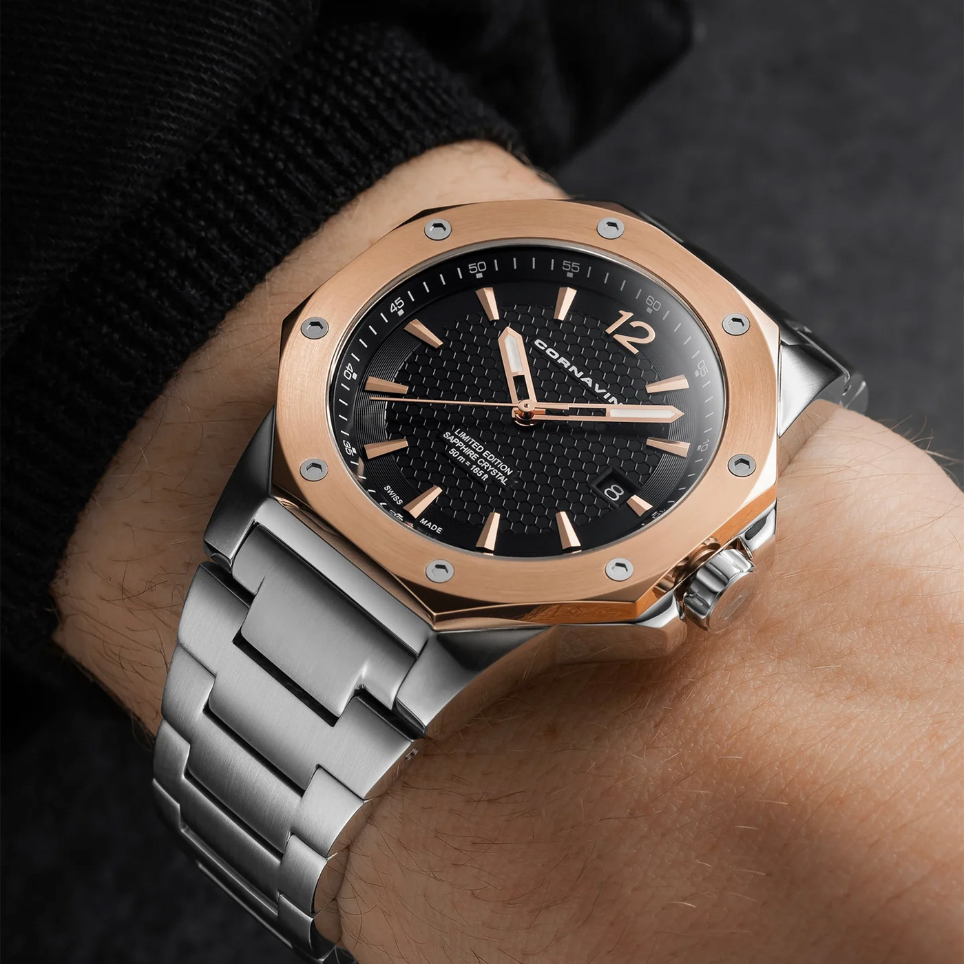 Cornavin CO 2021-2043 on the wrist