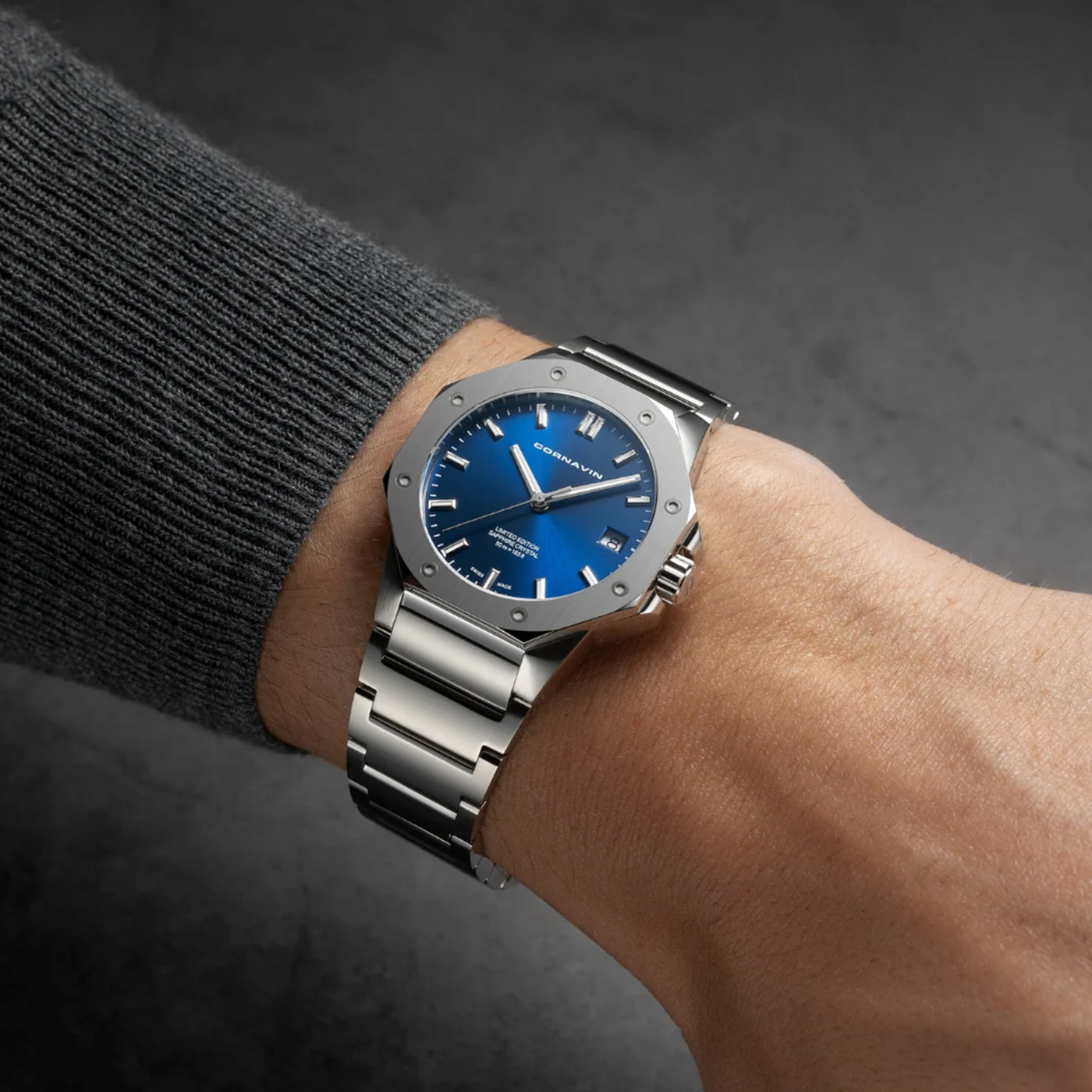 Cornavin CO.SKY.01.B on the wrist