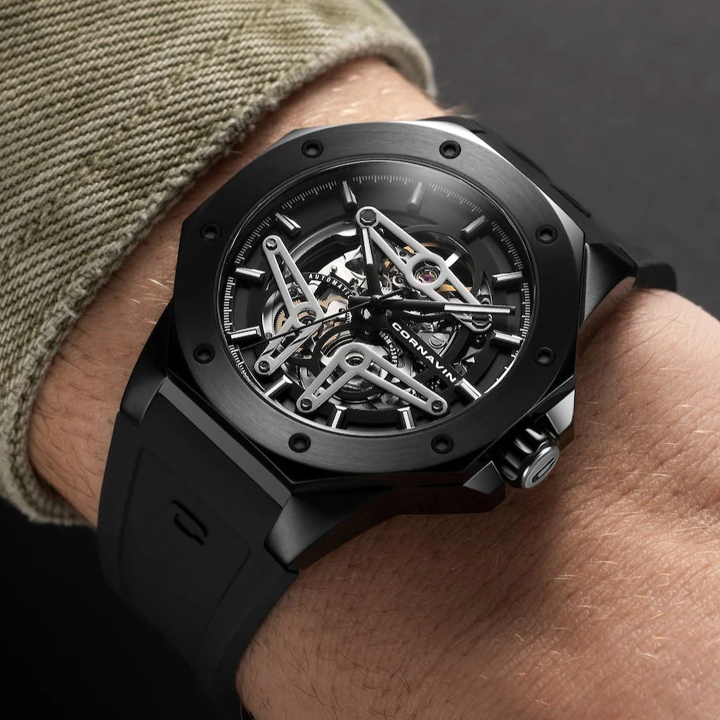 Cornavin SK.04.R on the wrist